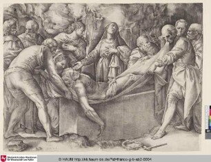[Les disciples transportant le corps mort de Jésu Christ au tombeau; The Entombment; Grablegung Christi]
