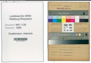 Entnazifizierung Heinrich Guellemann , geb. 24.10.1905 (Polizist)