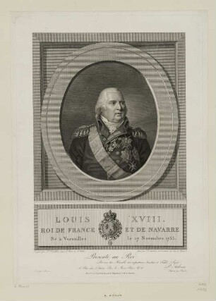 Louis XVIII., Roi de France