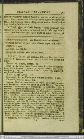 CCLXXII. Quid de Curio legimus?