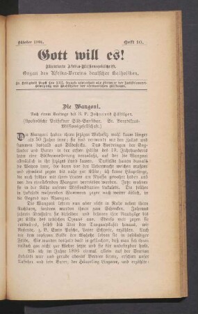 Oktober 1901. Heft 10