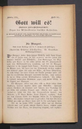 Oktober 1901. Heft 10