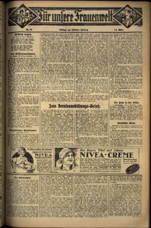 Zweite Ausgabe vom Freitag, den 14. März 1930.