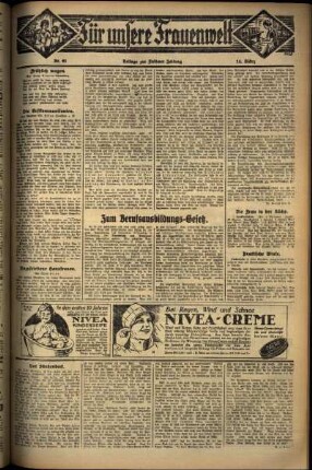 Zweite Ausgabe vom Freitag, den 14. März 1930.