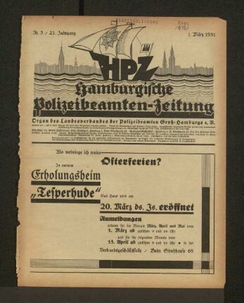 Nr. 5 / 21. Jahrgang 1. März 1931