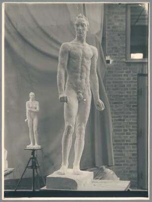 Mann vom Menschenpaar, Entwurf, 1942, Gips