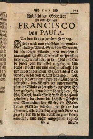 103-109, An den dreyzehenden Freytag.