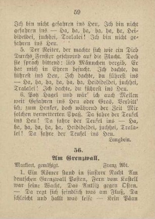 56. Am Grenzwall