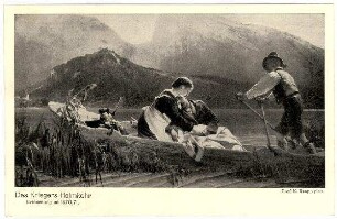 Kriegspostkarte Nr. 19, "Des Kriegers Heimkehr" (1870/71)