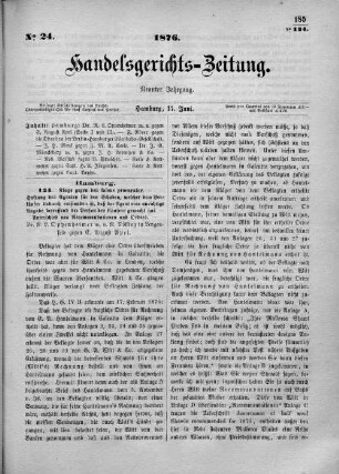 No. 24. 17. Juni 1876