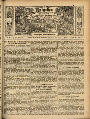 Ausgabe vom Sonntag, den 28. Dezember 1913.