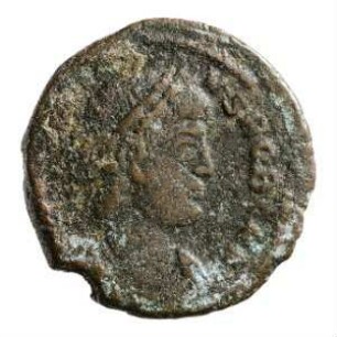 Münze, Follis, Aes 4, 335 - 337 n. Chr.