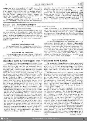 Steuer- und Aufwertungsfragen