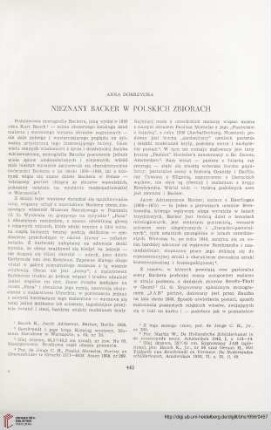 18: Nieznany Backer w polskich zbiorach