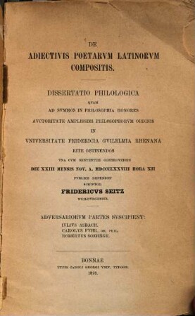 De adiectivis poetarum Latinorum compositis