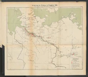 Vebreitung der Cholera im Elbegebiet 1892.