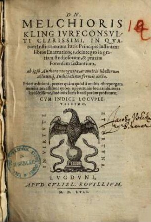 In quatuor Institutionum iuris Iustiniani libros enarrationes