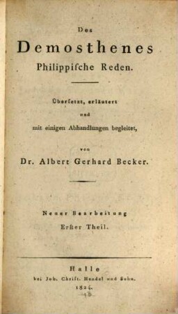XI Philippische Reden