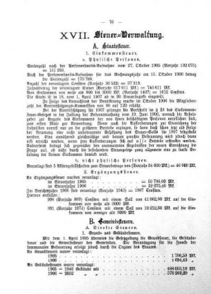 XVII. Steuer-Verwaltung