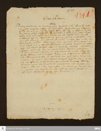Auszug eines Briefs von Johann Daniel Herrnschmidt an [Kern].