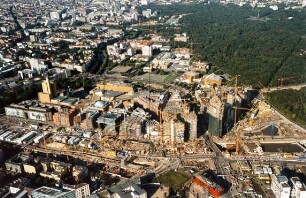 Baustelle Potsdamer Platz : Blickrichtung Westen
