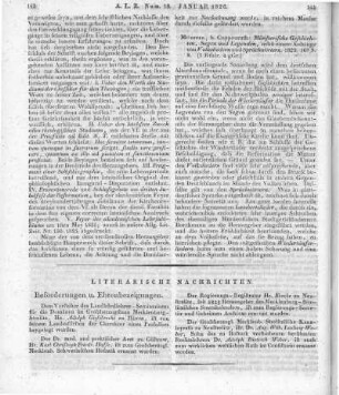 Münsterische Geschichten, Sagen und Legenden. Nebst einem Anhang von Volksliedern und Sprichwörtern. Münster: Coppenrath 1825