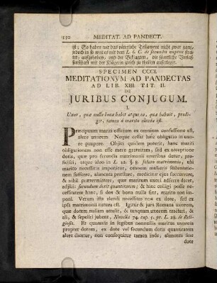 150-160, Sp. 301. De Juribus conjugum