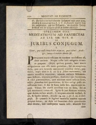 150-160, Sp. 301. De Juribus conjugum
