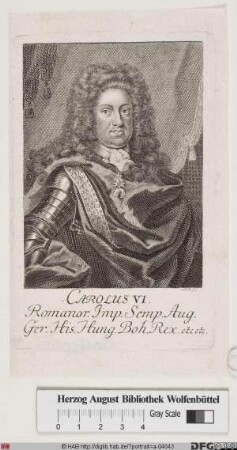 Bildnis Karl VI., römisch-deutscher Kaiser (reg. 1711-40)