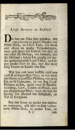 Liese Broeers en Susters!
