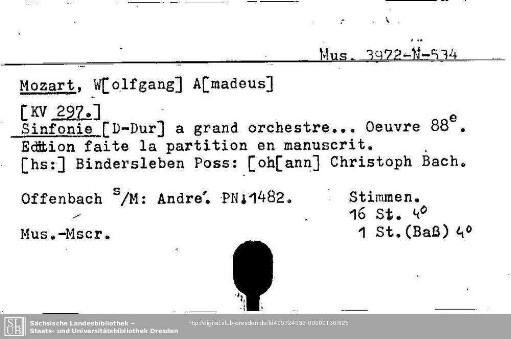 Mozart, Wolfgang Amadeus, Sinfonie