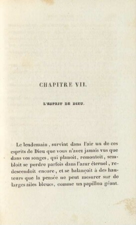 Chapitre VII. L'esprit de Dieu