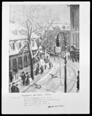 An der Hauptwache zu Frankfurt am Main