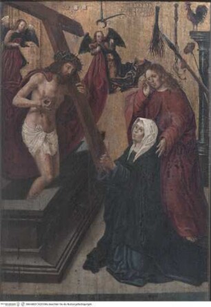 Schmerzensmann mit Maria und Johannes dem Evangelisten