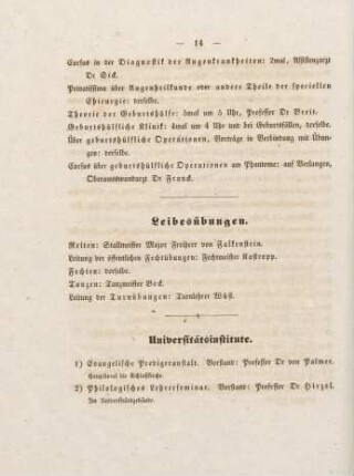 14, Leibesübungen