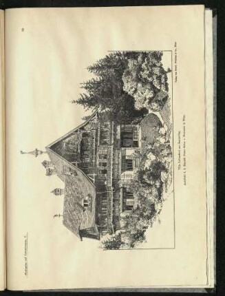 Villa Leibenfrost am Semmering. Architekt: k. k. Baurath Franz Ritter v., Neumann.