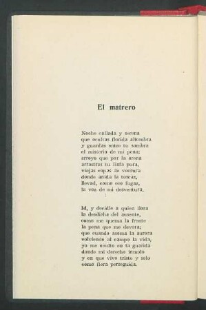 El matrero