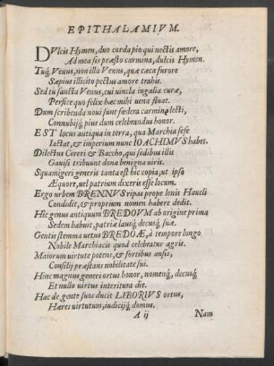 Epithalamium.