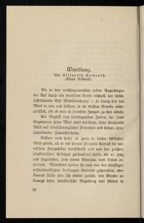 80-102, Wandlung