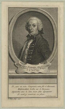 Bildnis des Paul des Forges Maillard
