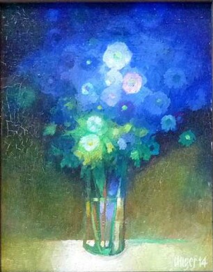 Stilleben Blau