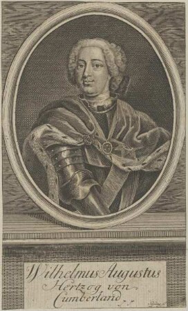 Bildnis von Wilhelmus Augustus , Herzog von Cumberland