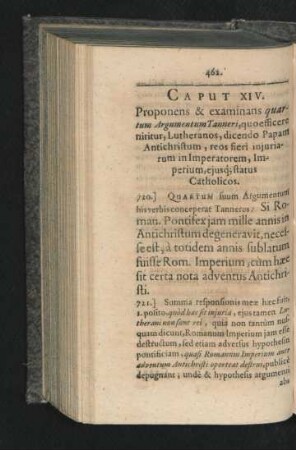 Caput XIV. Proponens & examinans quartum Argumentum Tanneri ...