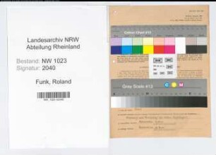 Entnazifizierung Roland Funk , geb. 03.12.1903 (Kreisobersekretaer)