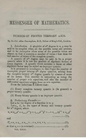 Number of proper Tenary n-ICS.
