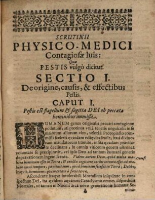 Athanasii Kircheri Scrutinium physico-medicum contagiosae Luis, quae dicitur pestis