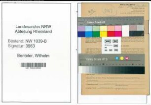 Entnazifizierung Wilhelm Benteler , geb. 21.03.1900 (Landwirt)