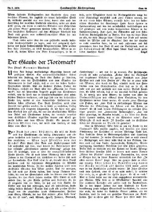 Der Glaube der Nordmarck