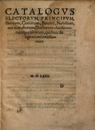 De electione et inauguratione Maximiliani Austrii II. Rom. Regis, Francofurti ad Moenum, anno 1562 : historia ex Germanico Latine reddita