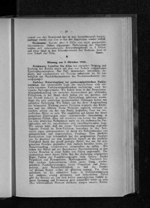Sitzung am 5. Oktober 1926.